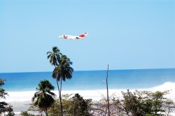 The Coast Guard flew by a few times, but I really don't know what they might have done if something had happened to someone.